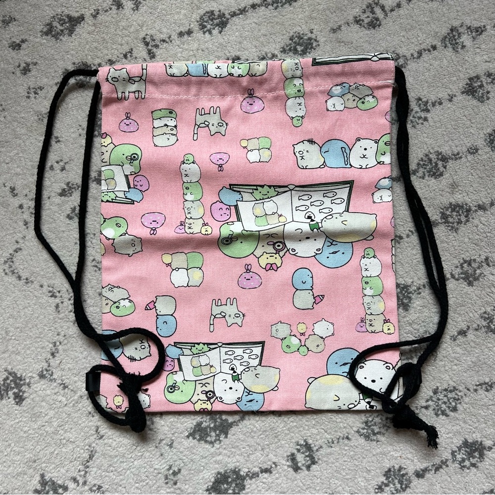 2/$15 | Sumikkogurashi Drawstring Bag